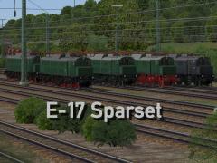 Das Sparset enth�lt 8 E-Loks der Baureihe E 17 der DB, DR und DRG in den Epochen  II, III und IV